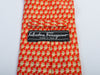 Salvatore Ferragamo Red Owl Print Tie