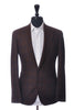 Atelier Munro Brown Windowpane Check Loro Piana Dream Tweed Blazer
