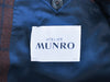 Atelier Munro Brown Windowpane Check Loro Piana Dream Tweed Blazer