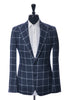 Edmonton Consignment Atelier Munro Blue Windowpane Check Blazer 