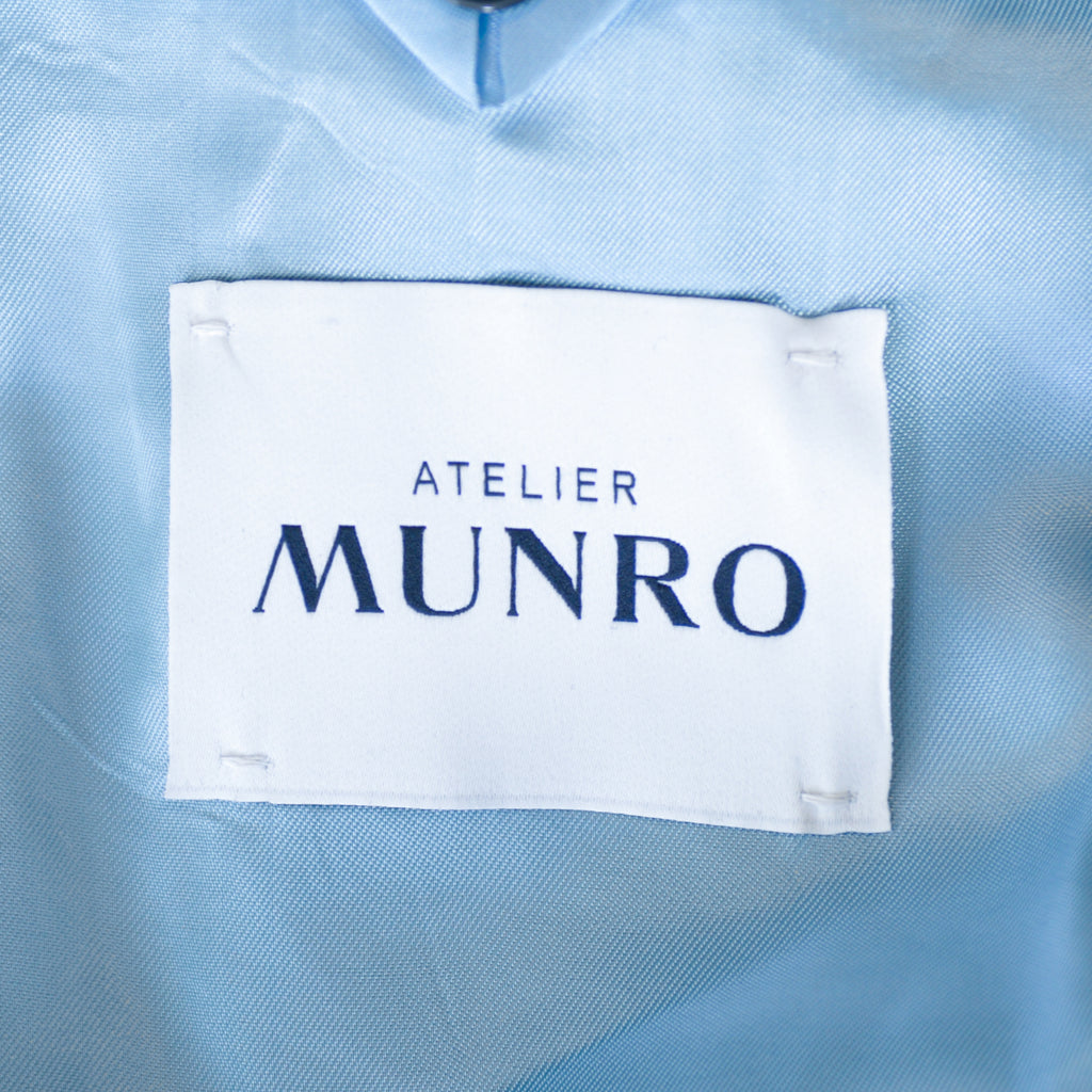 Edmonton Consignment Atelier Munro Blue Windowpane Check Blazer 