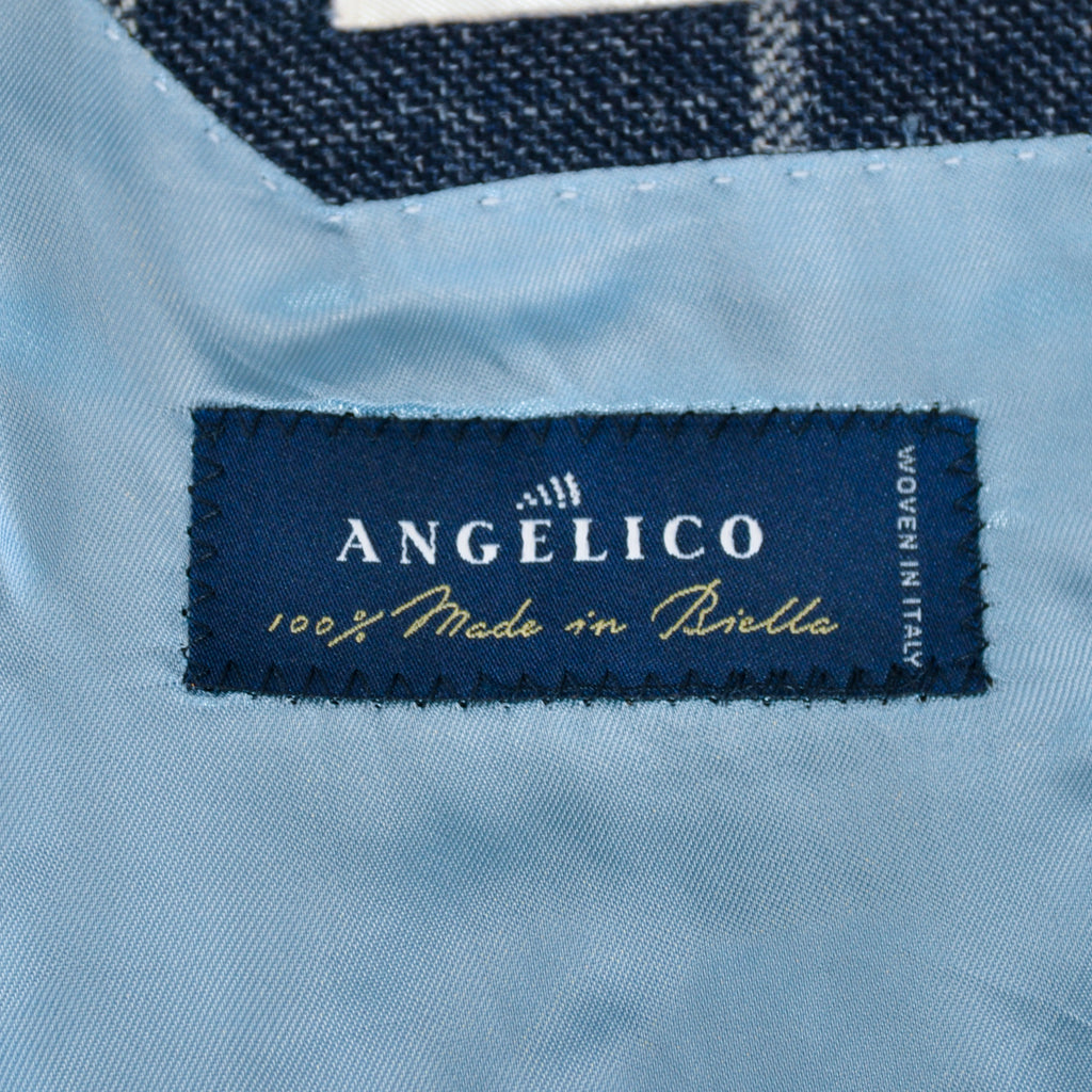 Edmonton Consignment Atelier Munro Blue Windowpane Check Blazer 