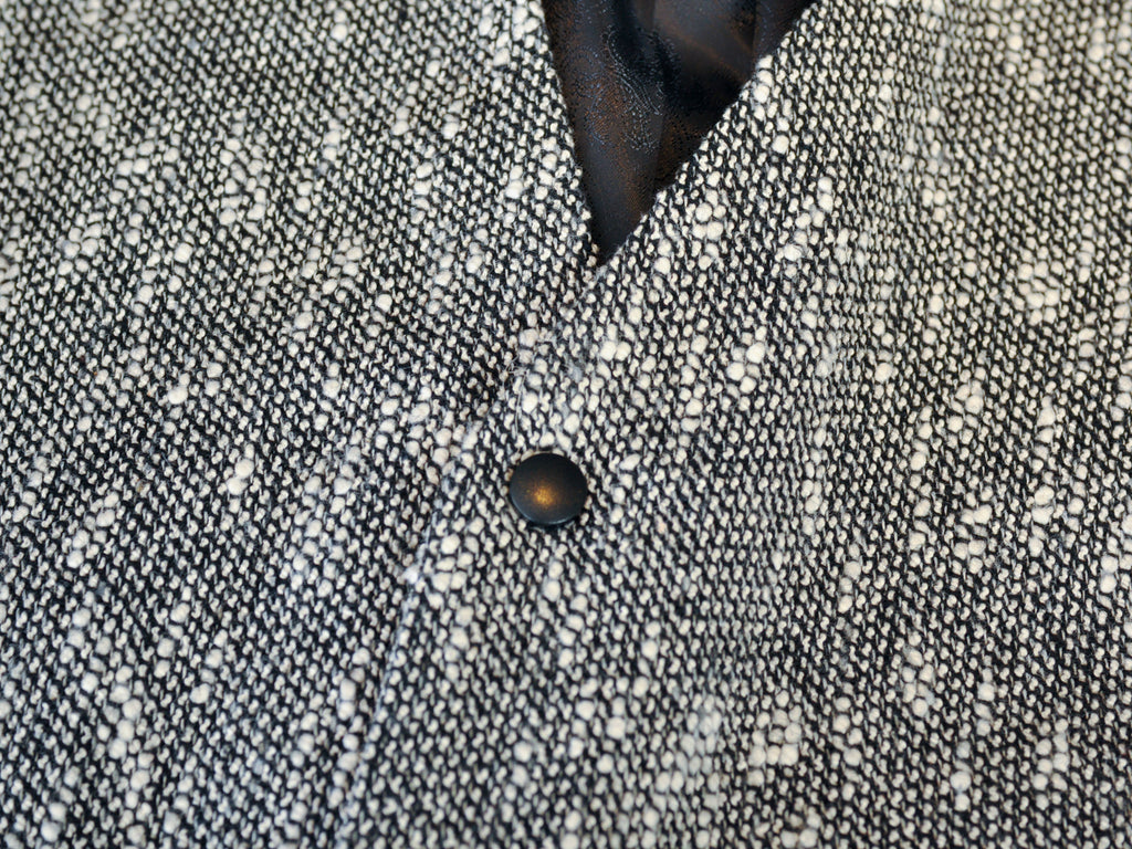 KaaDiki White on Black Terry Twill Coat