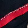Kaadiki Red Accented Black Cardigan