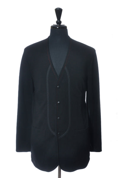 KaaDiki Black Jersey Knit Jacket