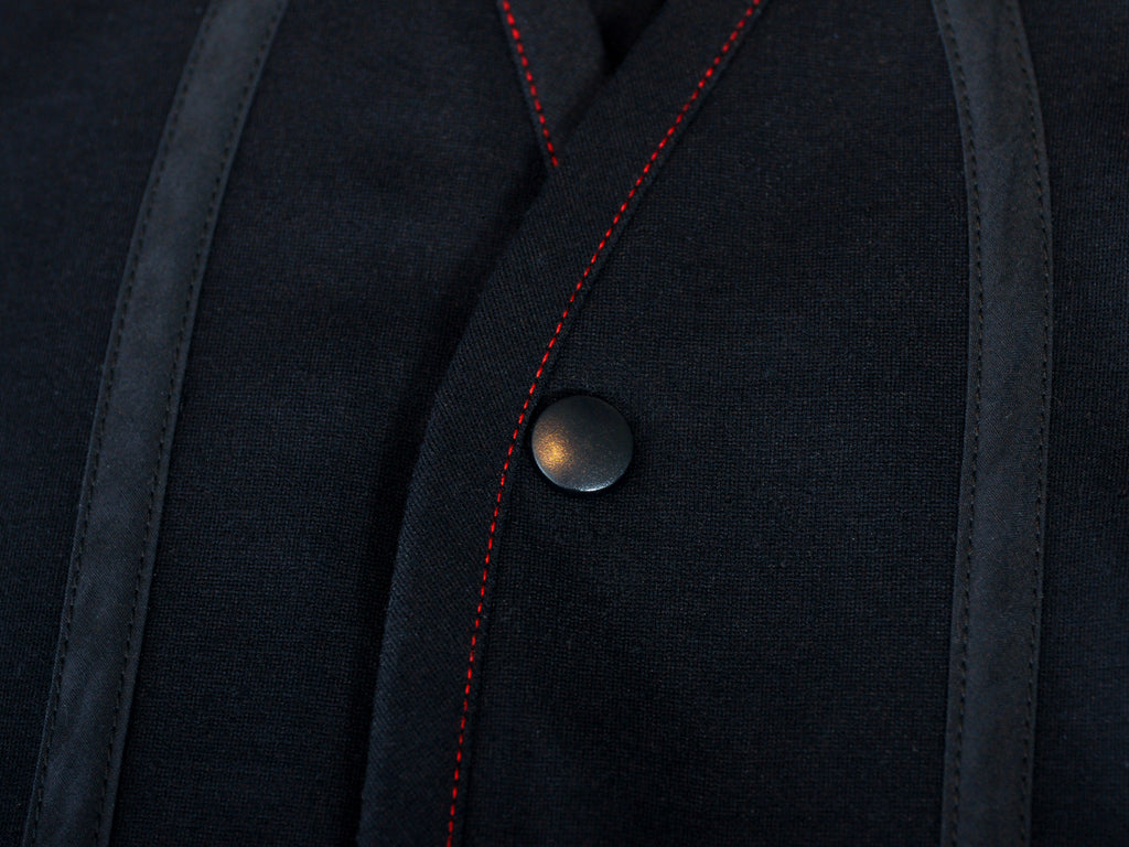 KaaDiki Black Jersey Knit Jacket
