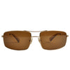 Sama Gold Plated Titanium Wire Frame Bora Bora Sunglasses