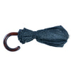 Hermes Black Pluie de H Folding Umbrella in Jacquard Canvas