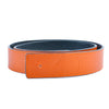 Hermes Orange and Black Reversible Belt