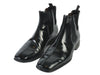 Prada Black Patent Leather Chelsea Boots