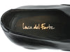 Luca Del Forte Black Patent Leather Slip-Ons