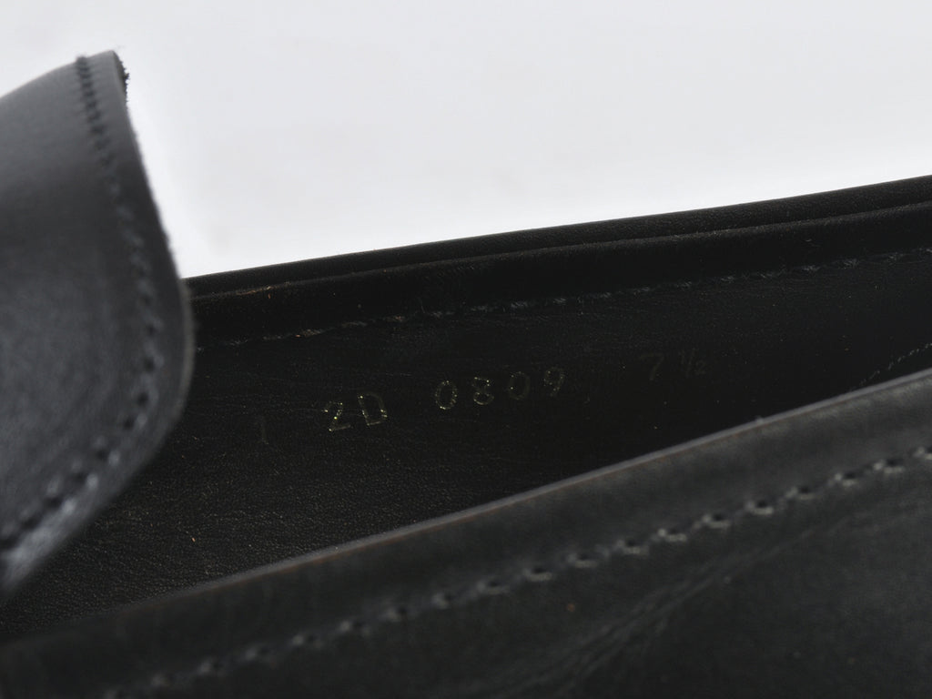 Prada Black Leather Loafers