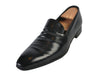 Prada Black Perforated Leather Slip-Ons