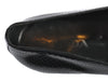 Prada Black Perforated Leather Slip-Ons