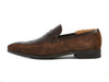 Salvatore Ferragamo Auburn Brown Calf Suede Rodeo Loafers