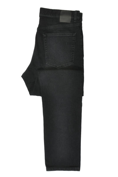 Ermengildo Zegna Black Slim Fit 5-Pocket City Jeans
