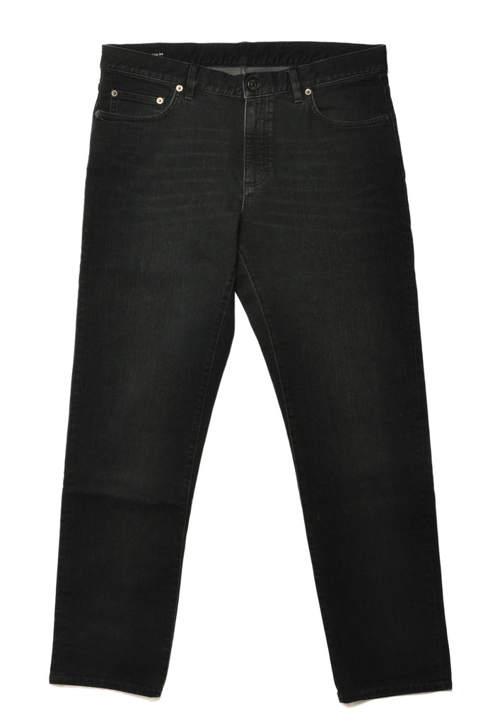 Ermengildo Zegna Black Slim Fit 5-Pocket City Jeans