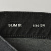 Ermengildo Zegna Black Slim Fit 5-Pocket City Jeans