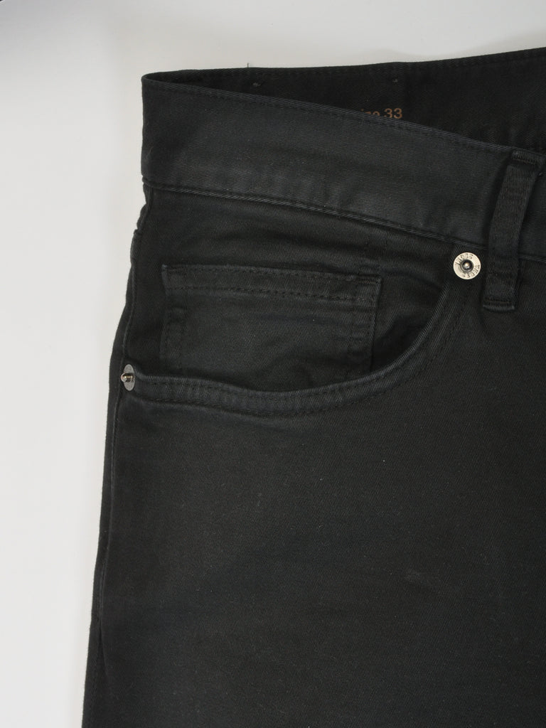 Ermengildo Zegna Black Slim Fit 5-Pocket City Pants