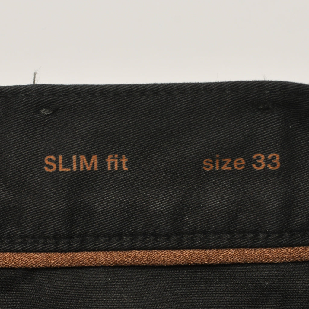 Ermengildo Zegna Black Slim Fit 5-Pocket City Pants