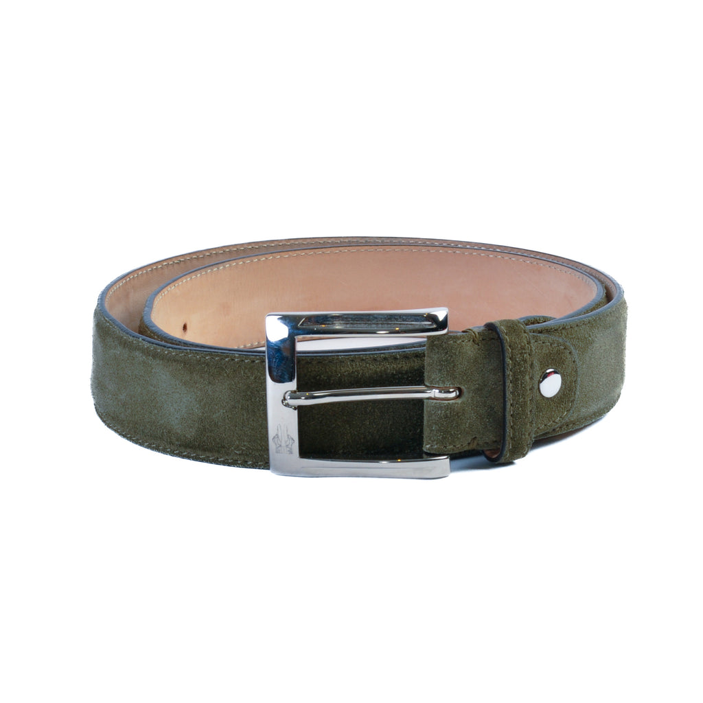 Di Bianco Green Suede Belt