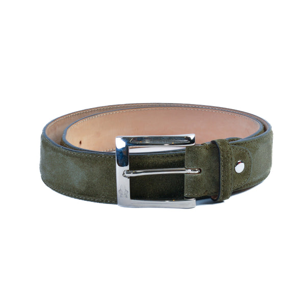 Di Bianco Green Suede Belt