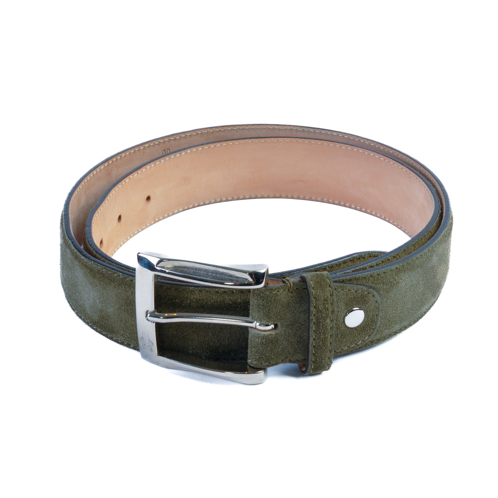 Di Bianco Green Suede Belt