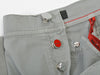 Kiton Grey Button Fly Chinos