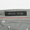 Kiton Grey Button Fly Chinos