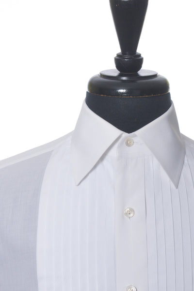 Tom Ford White French Cuff Tuxedo Shirt