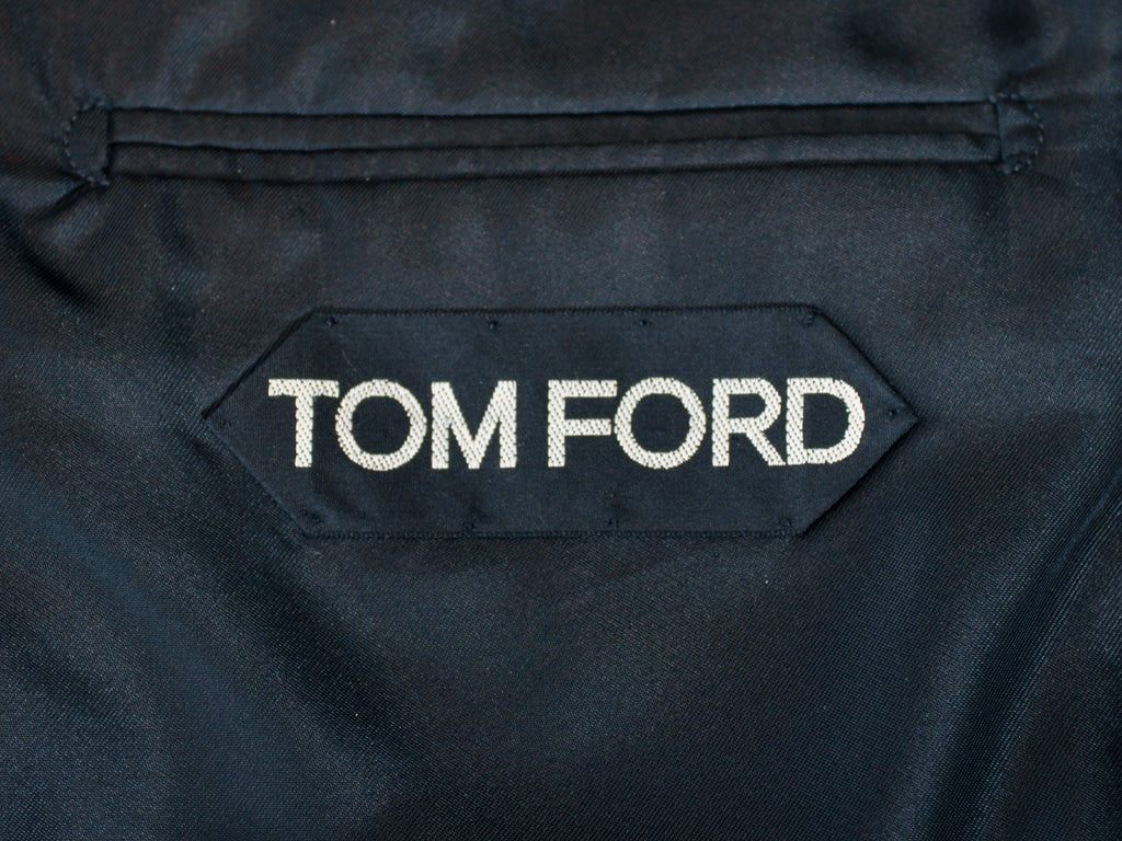Tom Ford Black Checker Twill Fit A Tuxedo