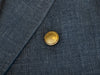 Edmonton Consignment Brunello Cucinelli Slate Grey Double Breasted Silk Linen Blazer