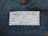 Edmonton Consignment Brunello Cucinelli Slate Grey Double Breasted Silk Linen Blazer