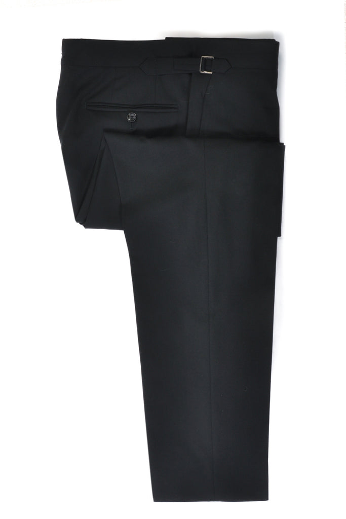 Tom Ford Black Wool Peak Lapel Suit