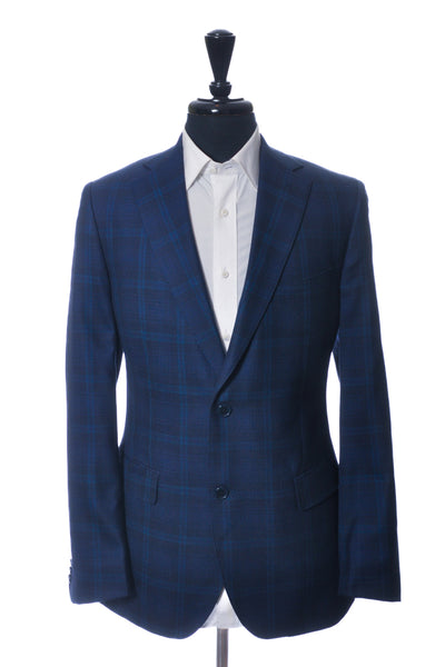 Edmonton Consignment Ibiza Blue Check Berano Blazer 