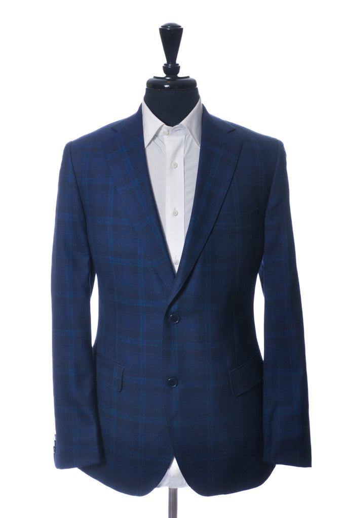 Edmonton Consignment Ibiza Blue Check Berano Blazer 