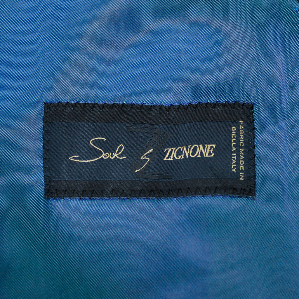 Edmonton Consignment Ibiza Blue Check Berano Blazer 