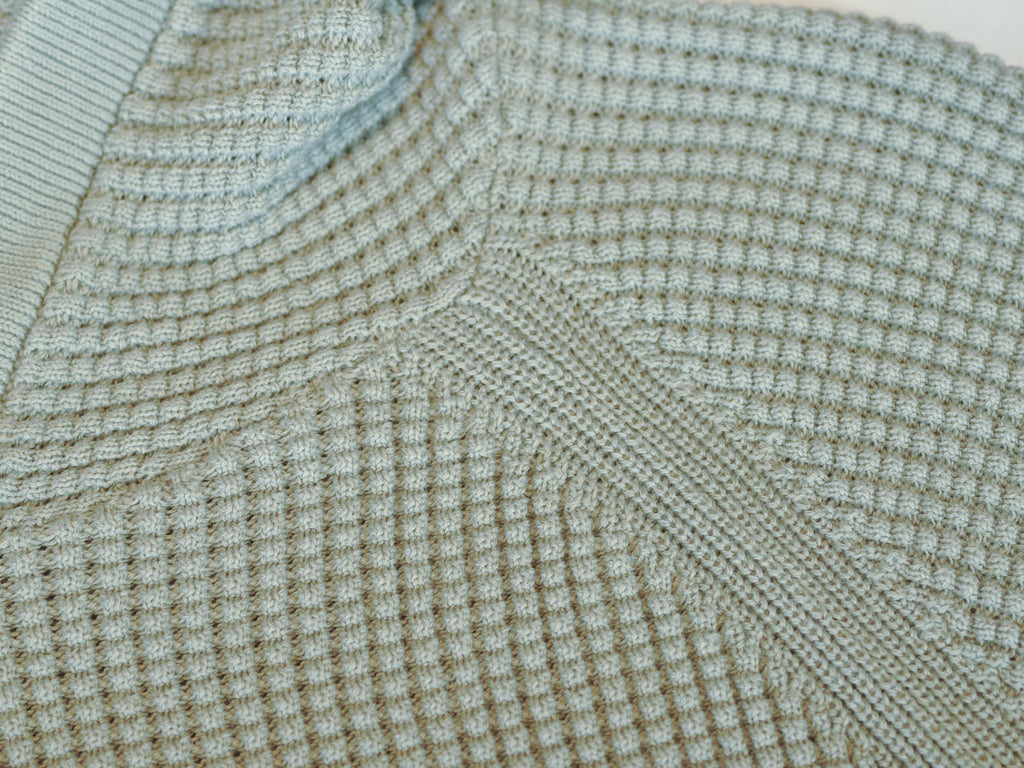 Reigning Champ Green Supima Cotton Waffle Knit Hoodie