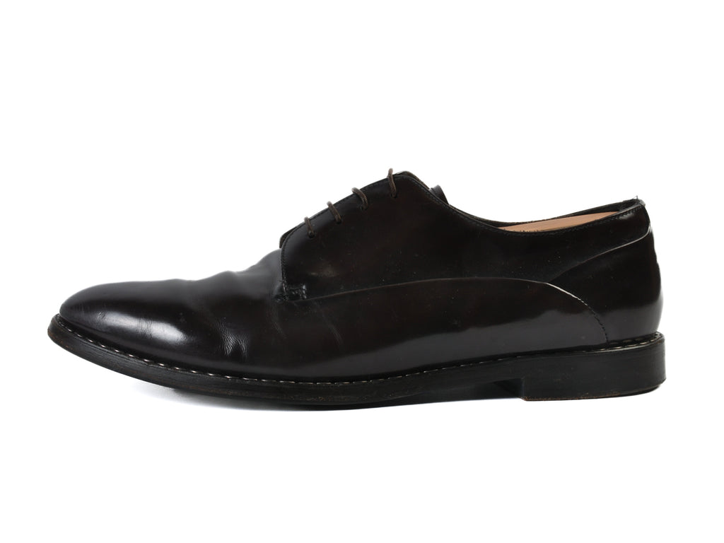 Emporio Armani Dark Brown Derby Shoes