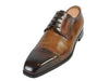 Berluti Brown Mock Cap Toe Derby Shoes