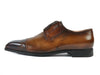 Berluti Brown Mock Cap Toe Derby Shoes