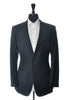 Giorgio Armani Grey Pinstriped Trader Blue Suit