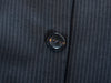 Giorgio Armani Grey Pinstriped Trader Blue Suit