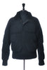 Prada Charcoal Grey Cashmere Blend Knit Down Jacket