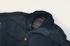 Prada Charcoal Grey Cashmere Blend Knit Down Jacket