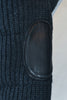 Prada Charcoal Grey Cashmere Blend Knit Down Jacket