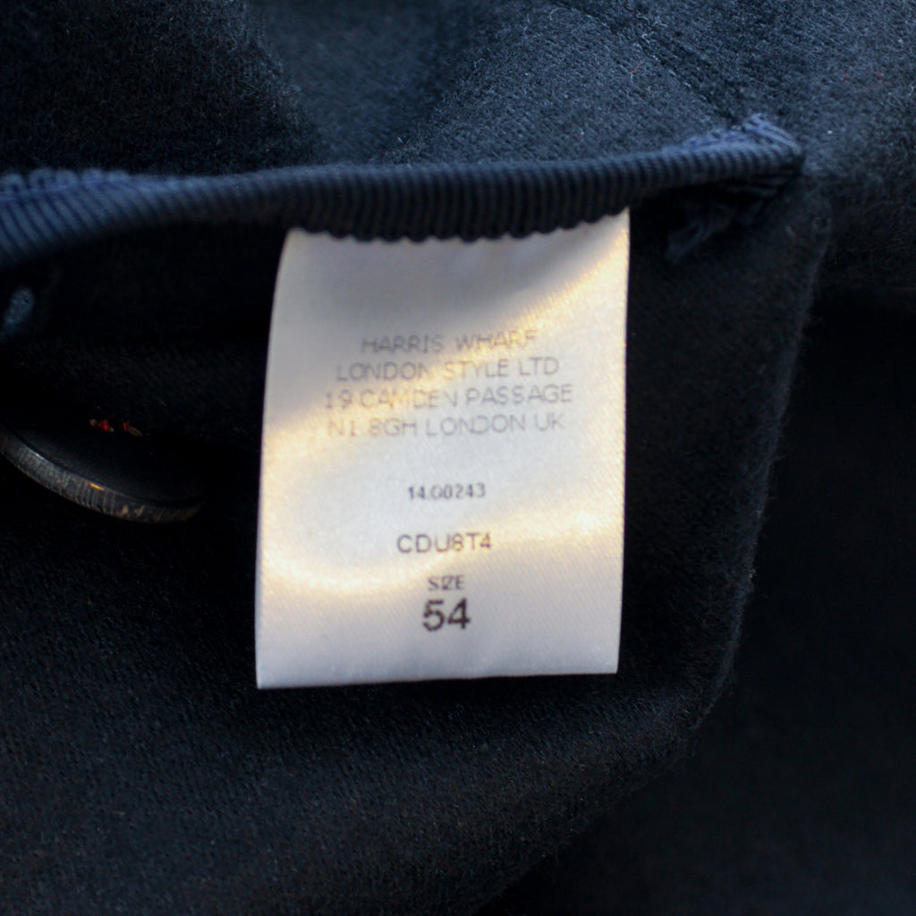 Edmonton Consignment Harris Wharf Black Flannel Double Breasted Blazer