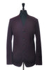 Armani Collezioni Merlot Cotton Jersey Twill Jacket