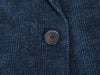 Harris Wharf London Navy Blue Check Unstructured Blazer