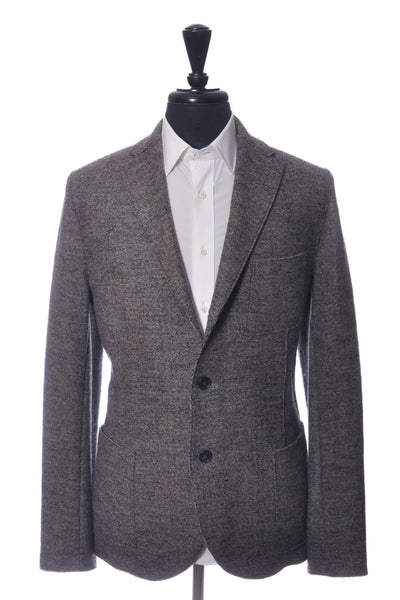 Harris Wharf London Grey Twill Unstructured Blazer